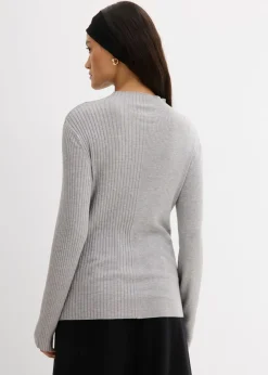 Online Camiseta de canalé de mezcla de viscosa Mujer Esenciales|Camisetas