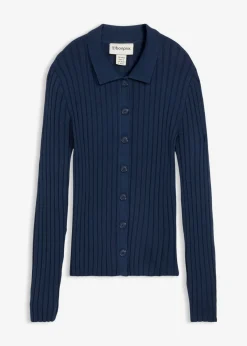 Camiseta de canalé de mezcla de viscosa fluida Mujer Camisetas