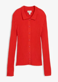 Sale Camiseta de canalé de mezcla de viscosa fluida Mujer Camisetas