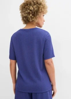 New Camiseta de crepé Mujer Conjuntos De Ropa|Camisetas