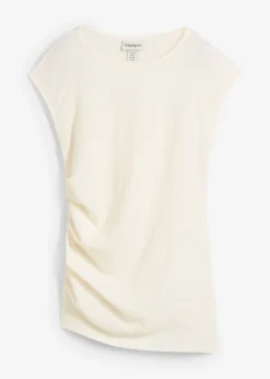 Online Camiseta de crepé estructurado Mujer Camisetas