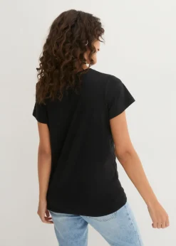 Best Camiseta de cuello redondo y manga corta (5 unidades) Mujer Básicos|Camisetas