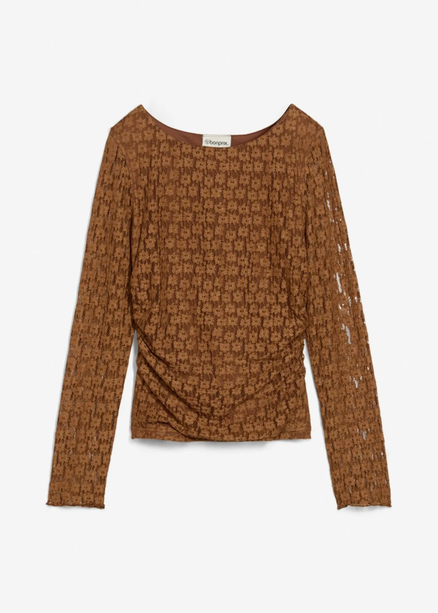 Camiseta de encaje de manga larga Mujer Camisetas