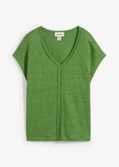 New Camiseta de lino puro Mujer Premium|Camisetas