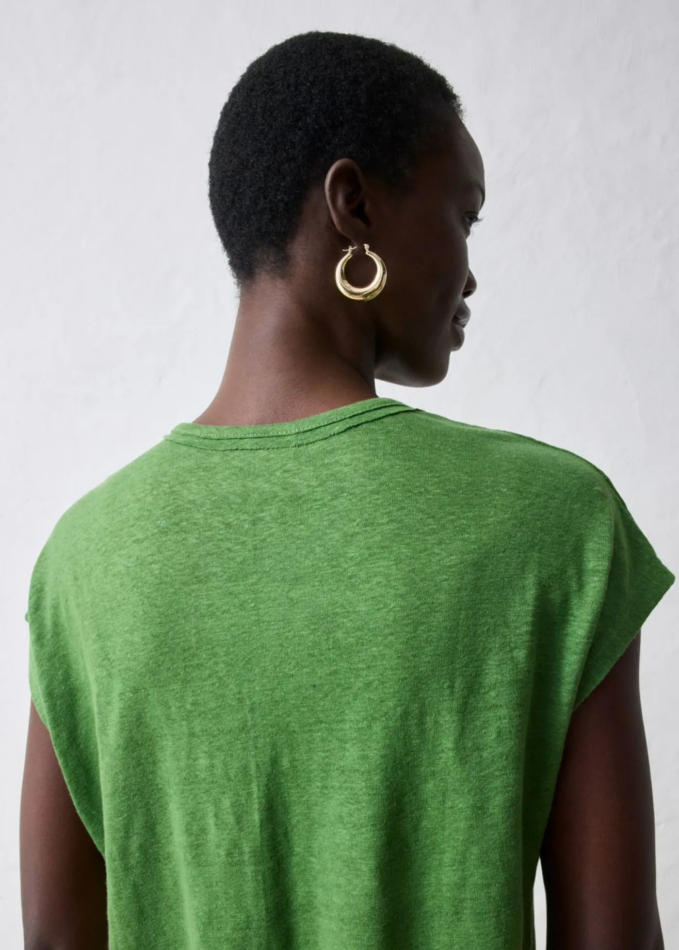 New Camiseta de lino puro Mujer Premium|Camisetas