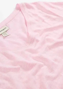 Outlet Camiseta de lino puro Mujer Premium|Camisetas