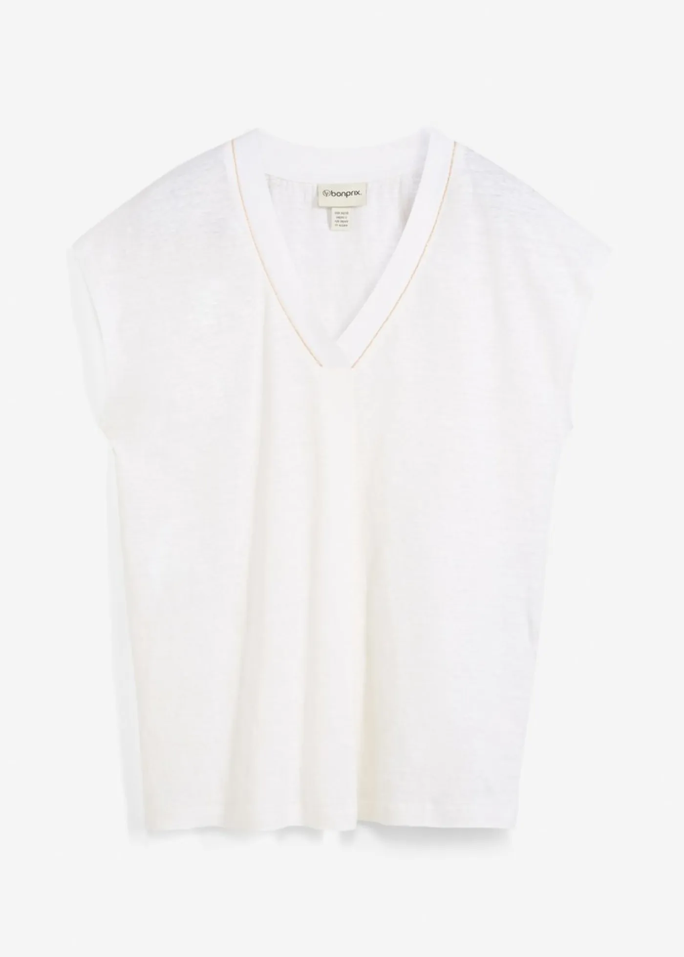 Outlet Camiseta de lino puro Mujer Premium|Camisetas