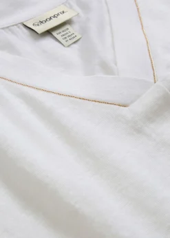 Outlet Camiseta de lino puro Mujer Premium|Camisetas