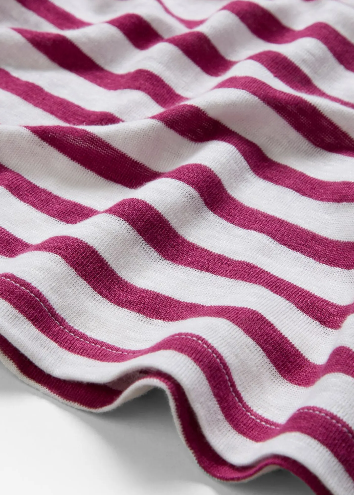 Online Camiseta de lino puro con mangas tipo murciélago Mujer Premium|Camisetas