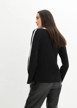 Outlet Camiseta de manga larga con abertura Mujer Camisetas