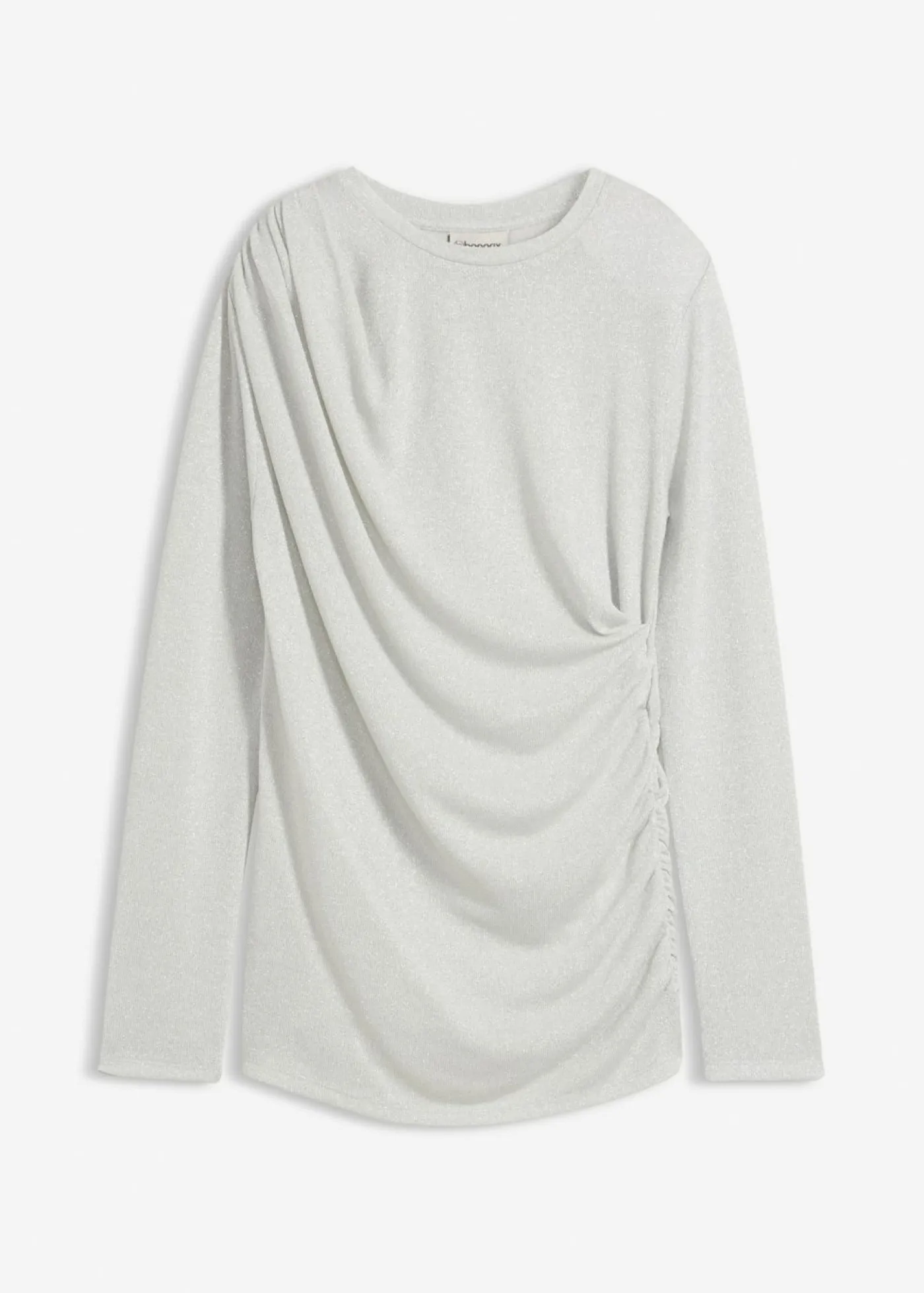 Online Camiseta de manga larga con fruncidos Mujer Camisetas