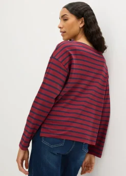 Clearance Camiseta de manga larga de algodón orgánico puro (2 unidades) Mujer Básicos|Camisetas