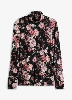 New Camiseta de manga larga de suave mezcla de viscosa Mujer Camisetas