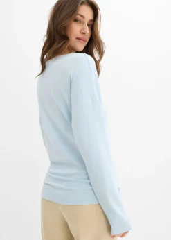 Clearance Camiseta de manga larga de cómodo Punto di Roma Mujer Camisetas