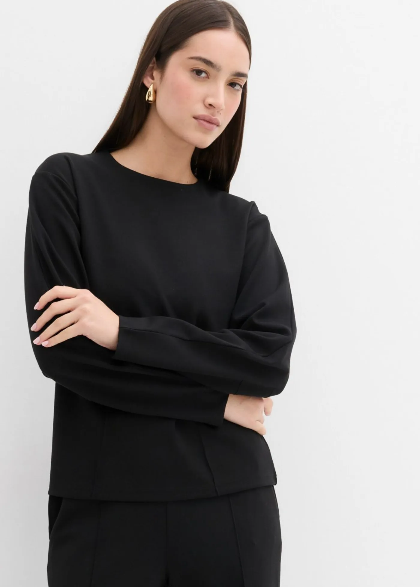 Discount Camiseta de manga larga de Punto di Roma Mujer Esenciales|Camisetas