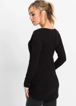 Best Camiseta de manga larga de algodón puro Mujer Camisetas