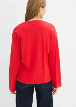 Best Camiseta de manga larga de algodón pesado Mujer Camisetas