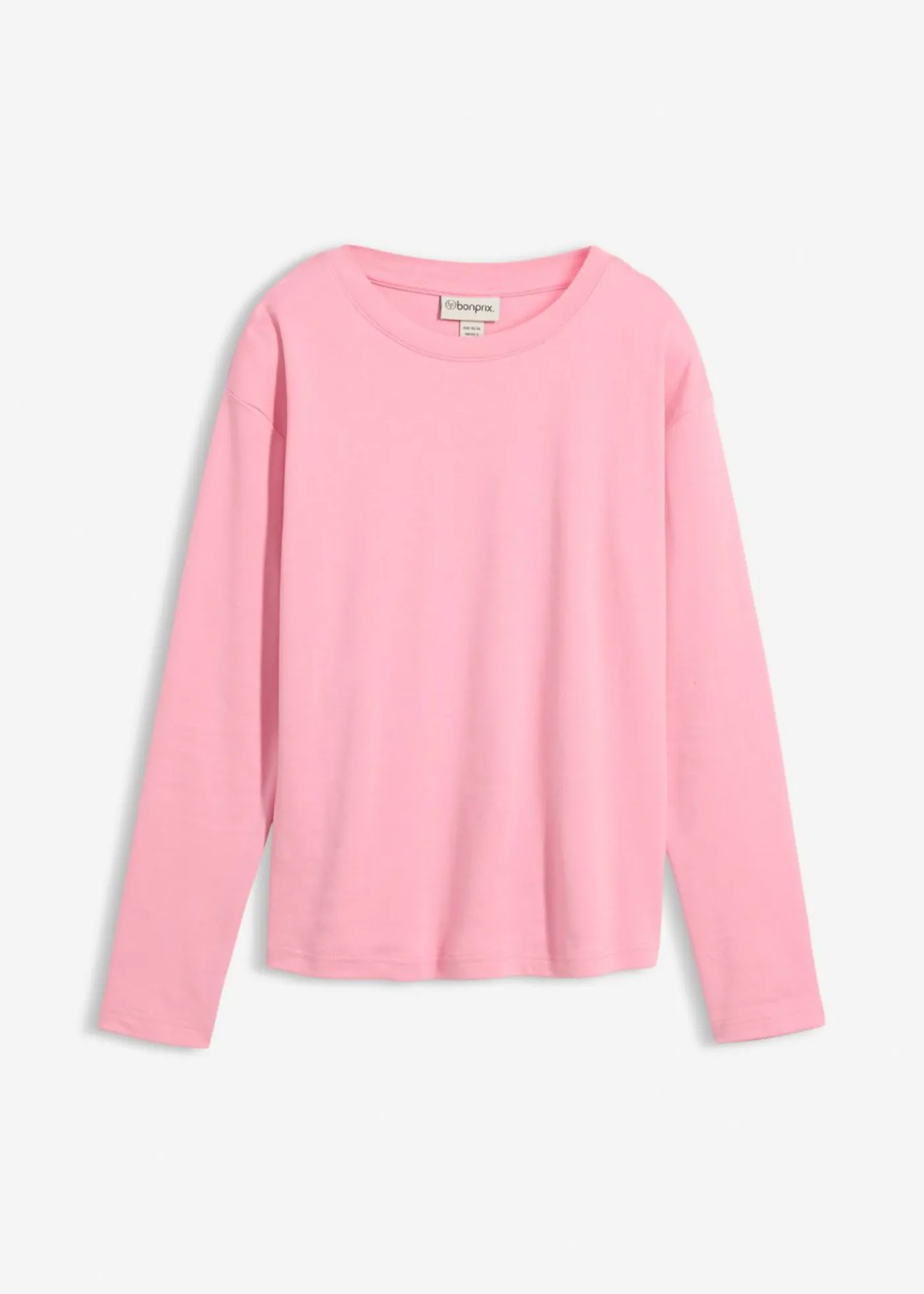 Sale Camiseta de manga larga de algodón orgánico puro Mujer Básicos|Camisetas