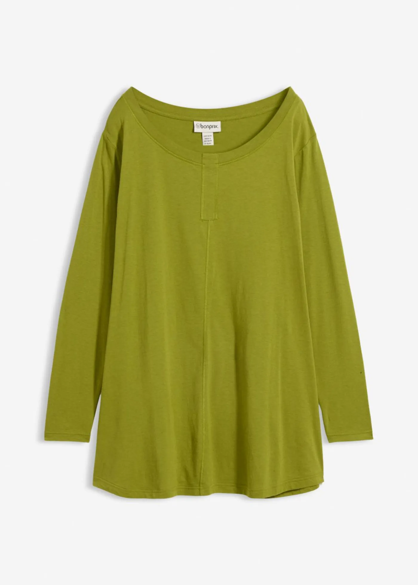 Outlet Camiseta de manga larga de mezcla de viscosa y algodón Mujer Camisetas