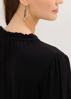 Camiseta de manga larga de mezcla de viscosa Mujer Camisetas