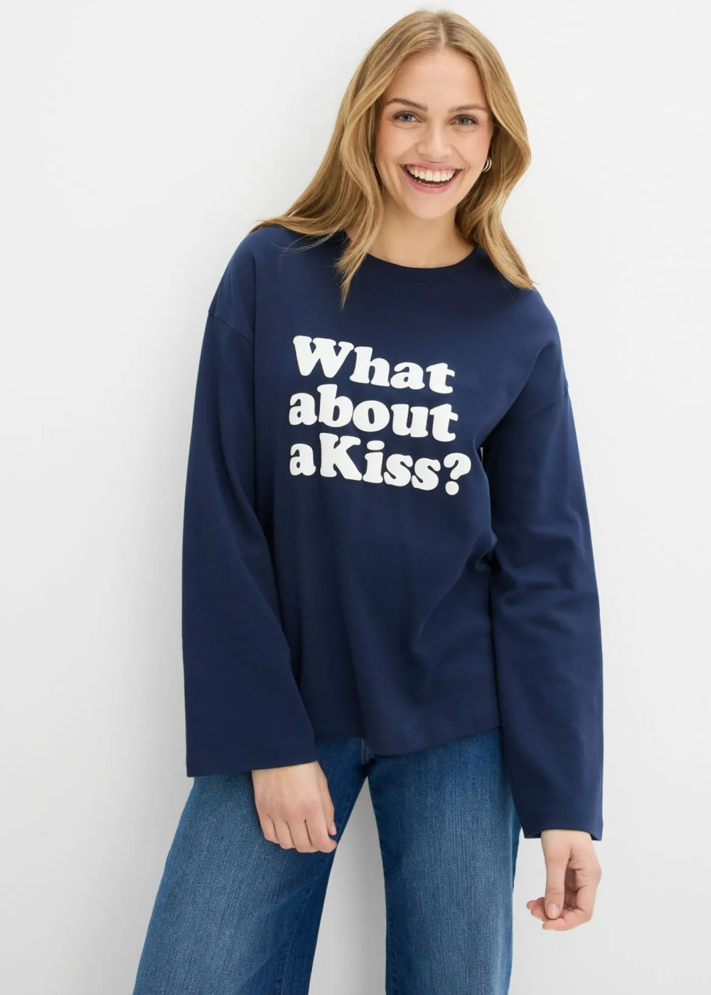 Camiseta de manga larga de algodón pesado Mujer Camisetas