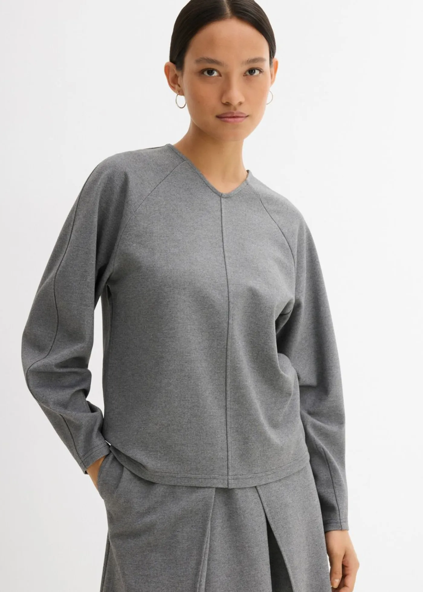 Hot Camiseta de manga larga de cómodo Punto di Roma Mujer Esenciales|Camisetas