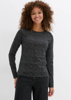 Camiseta de manga larga (2 unidades) de mezcla de algodón y elastano Mujer Básicos|Camisetas