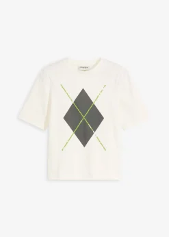 Sale Camiseta de media manga con lentejuelas y estampado Mujer Camisetas