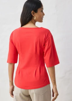 Outlet Camiseta de mezcla de algodón Mujer Premium|Camisetas