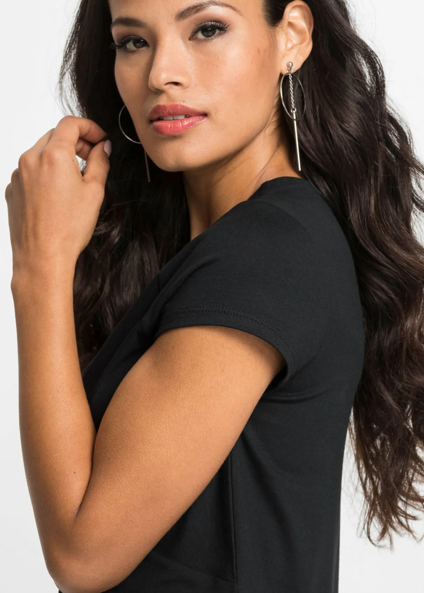 Best Camiseta de mezcla de viscosa Mujer Camisetas|Novedades