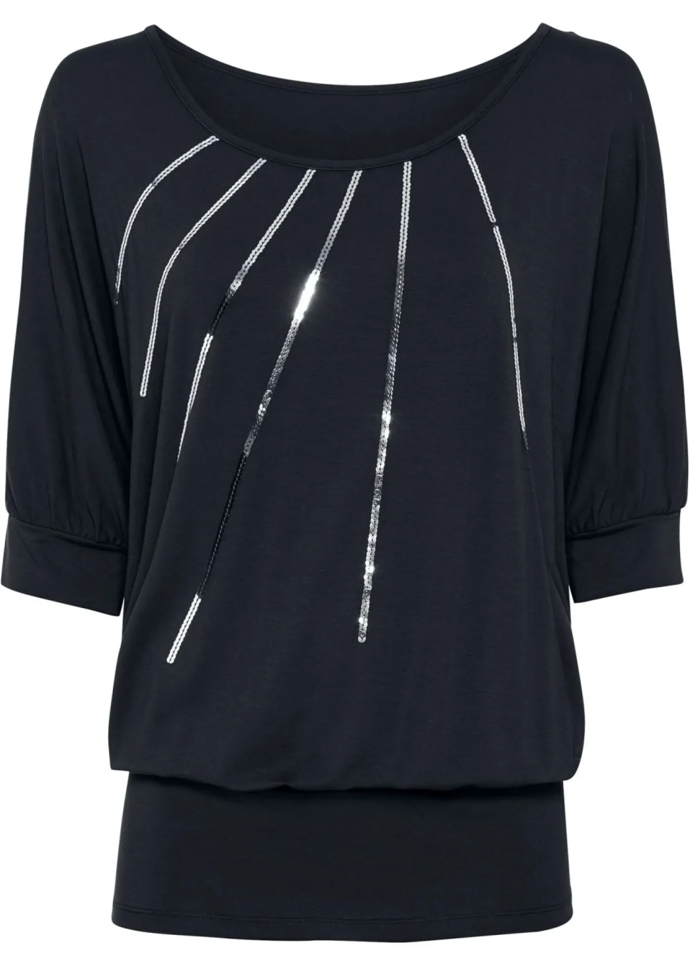 Discount Camiseta de mezcla de viscosa fluida Mujer Camisetas