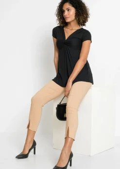 Best Camiseta de mezcla de viscosa Mujer Camisetas|Novedades