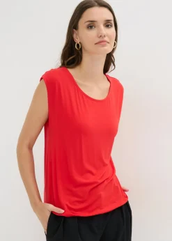 Clearance Camiseta de mezcla de viscosa Mujer Camisetas|Novedades