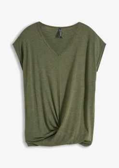 Best Camiseta de mezcla de viscosa Mujer Camisetas
