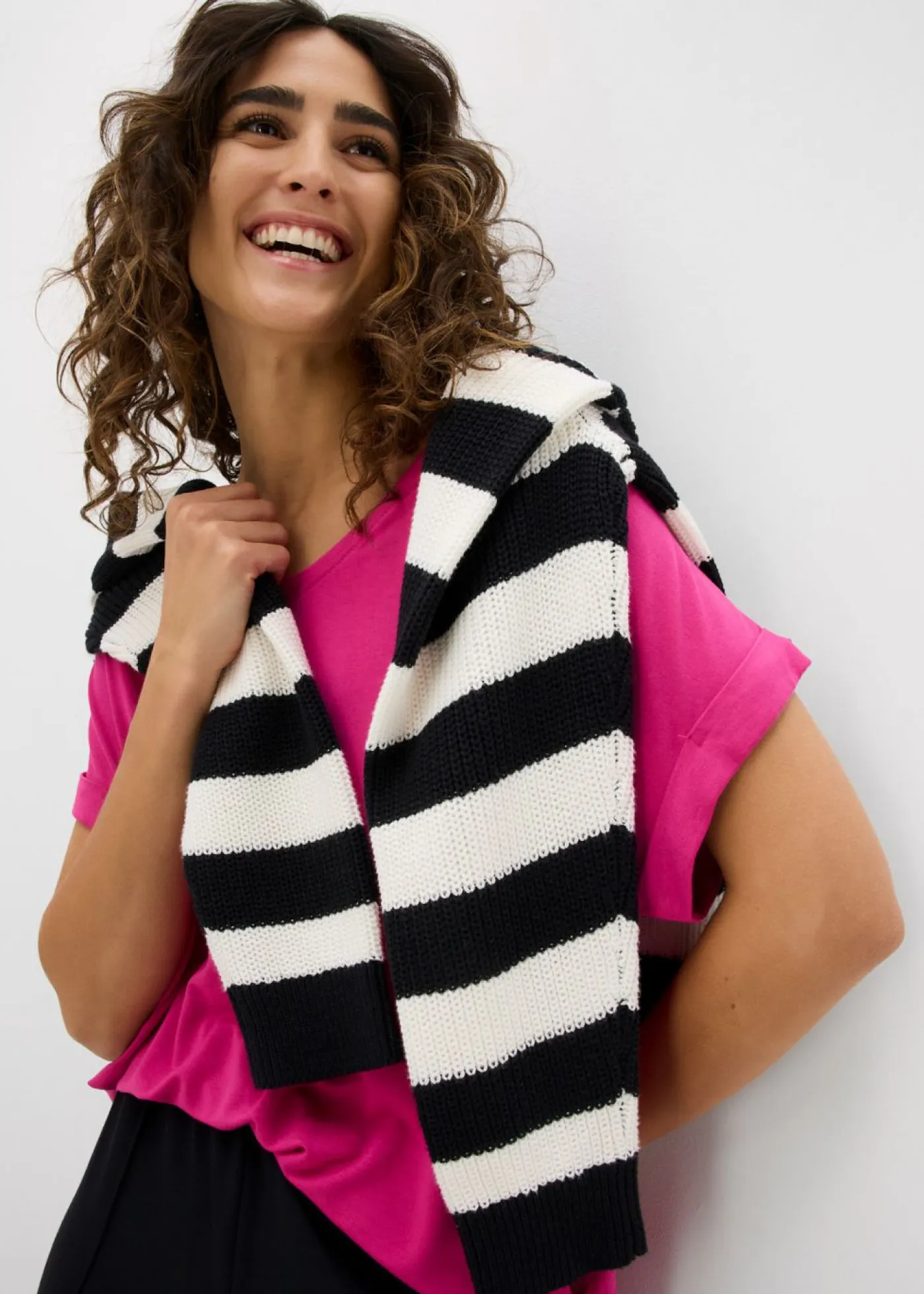 Sale Camiseta de mezcla de viscosa fluida Mujer Camisetas