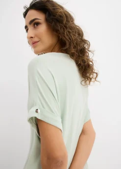 Sale Camiseta de mezcla de viscosa fluida Mujer Camisetas