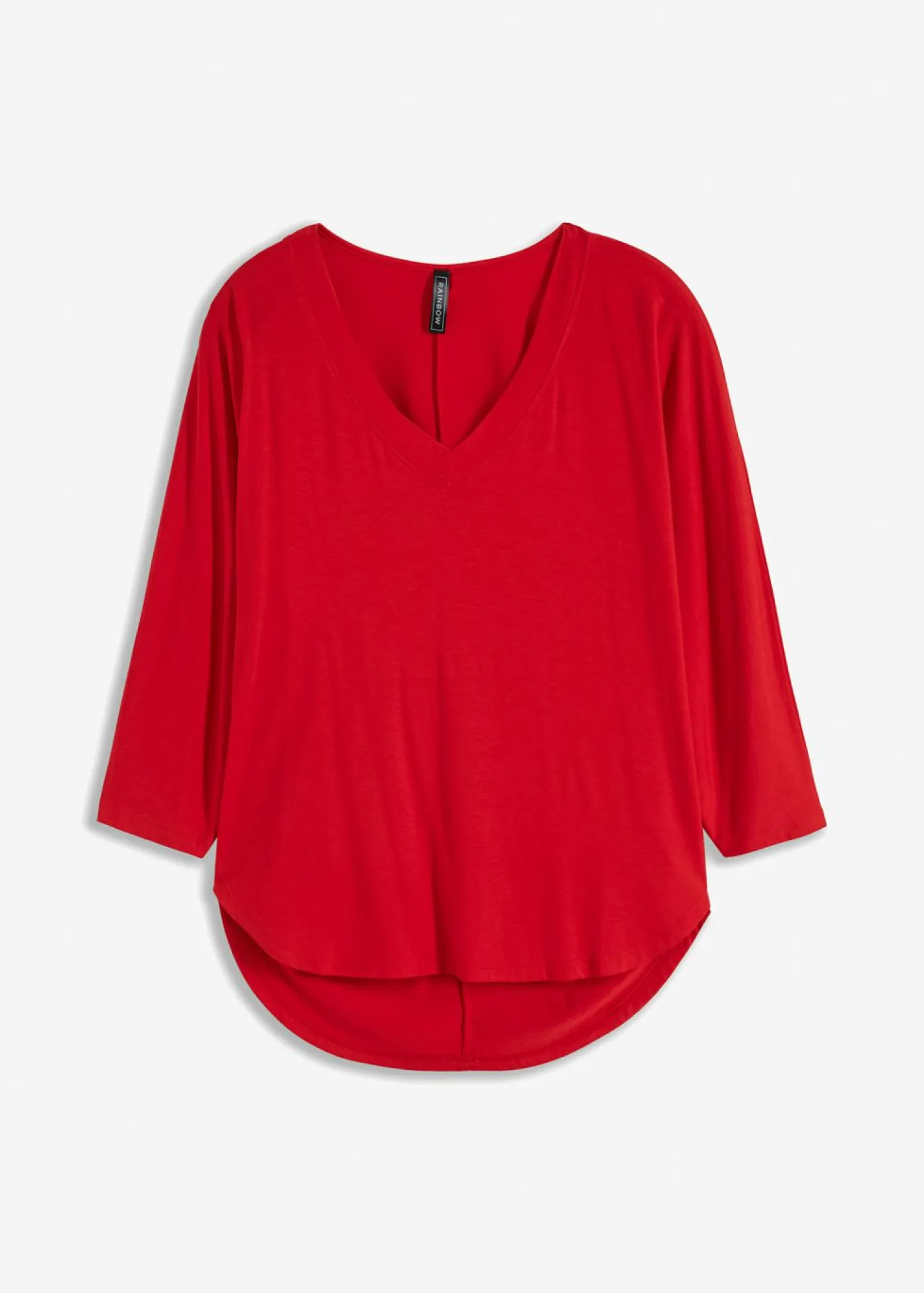 Outlet Camiseta de mezcla de viscosa fluida Mujer Camisetas|Novedades