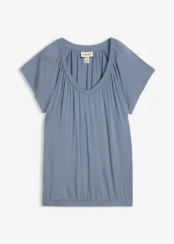 Camiseta de mezcla de viscosa Mujer Camisetas|Novedades