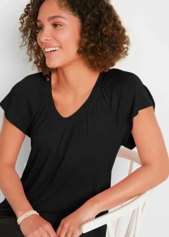 Sale Camiseta de mezcla de viscosa Mujer Camisetas|Novedades