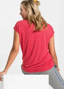 Camiseta de mezcla de viscosa Mujer Camisetas