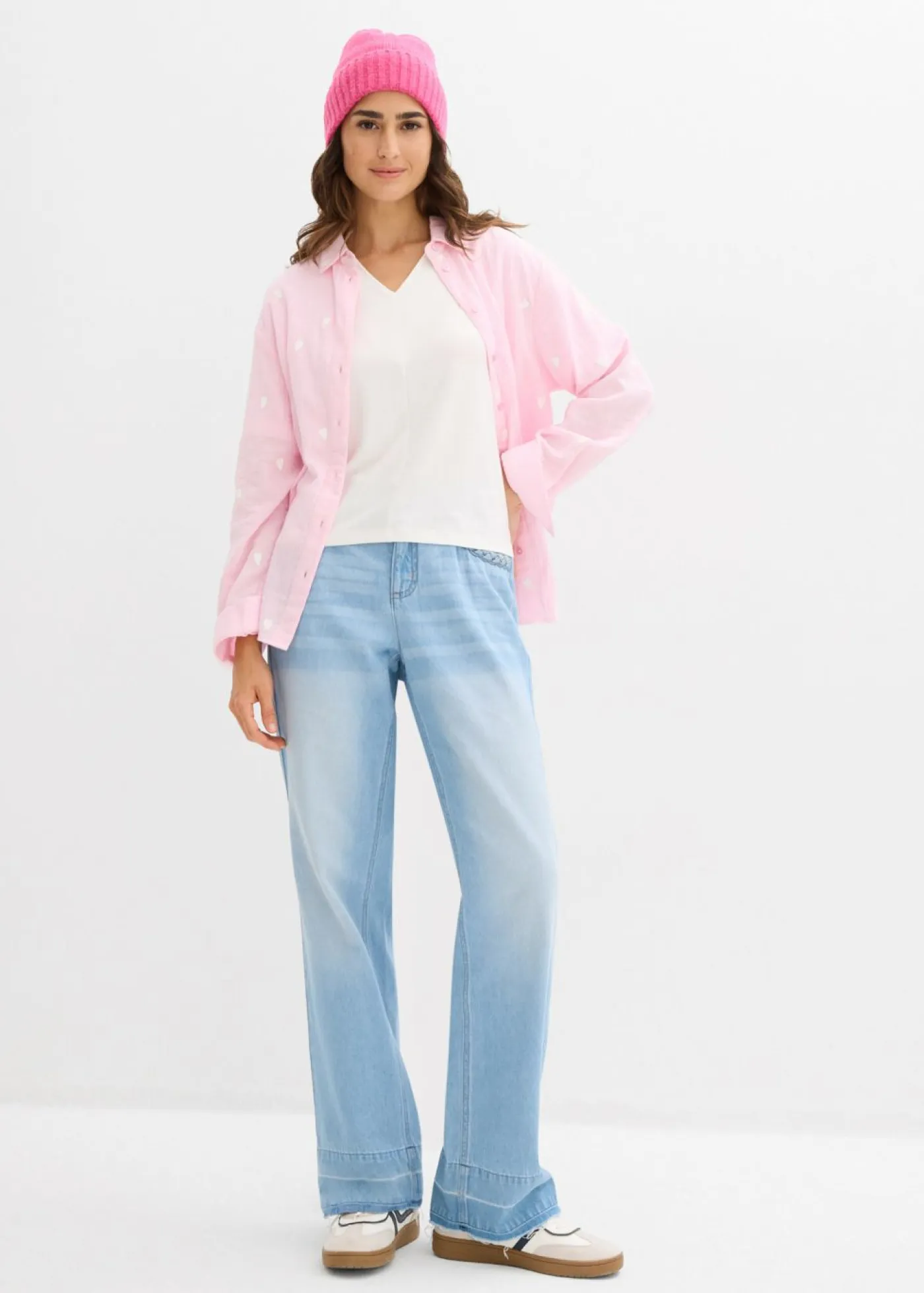 Online Camiseta de mezcla de viscosa Mujer Camisetas