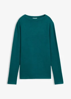 Camiseta de punto ajustada Mujer Camisetas|Ropa De Punto