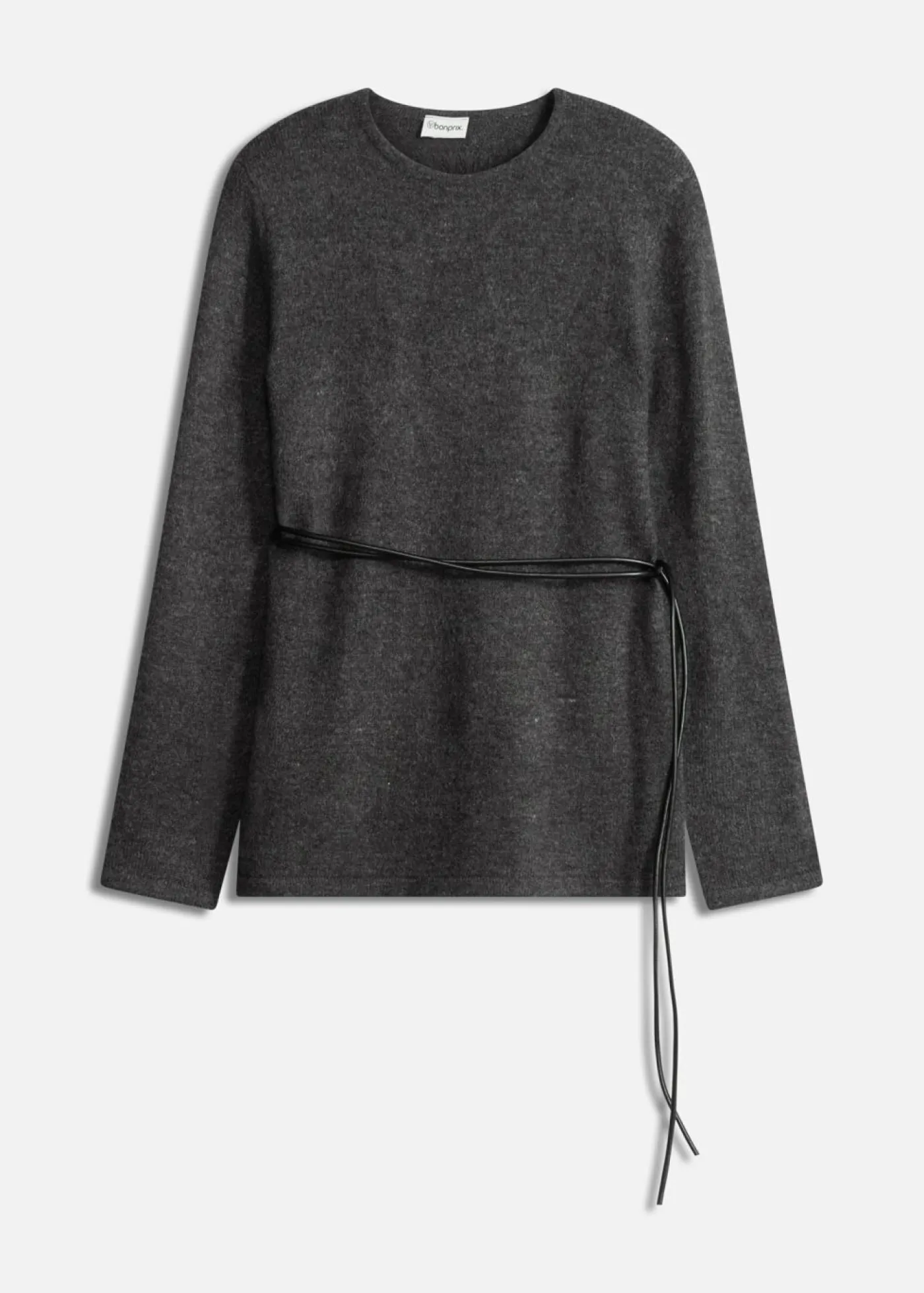 Best Camiseta de punto con contenido de lana y lazo de piel sintética Mujer Camisetas|Ropa De Punto