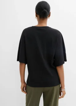 Best Camiseta de punto grueso Mujer Esenciales|Camisetas