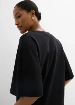 Best Camiseta de punto grueso Mujer Esenciales|Camisetas