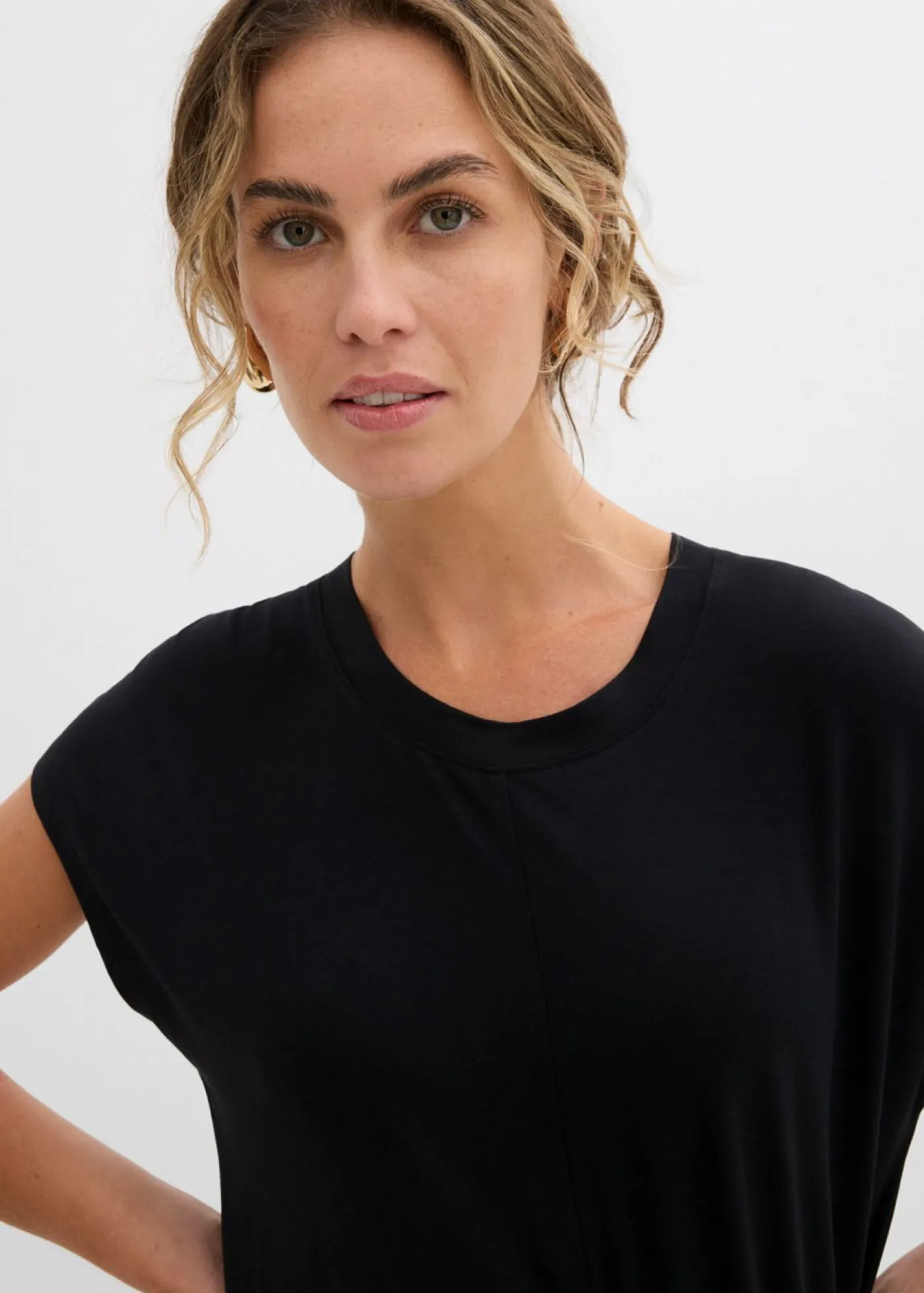 Sale Camiseta de suave mezcla de viscosa Mujer Camisetas