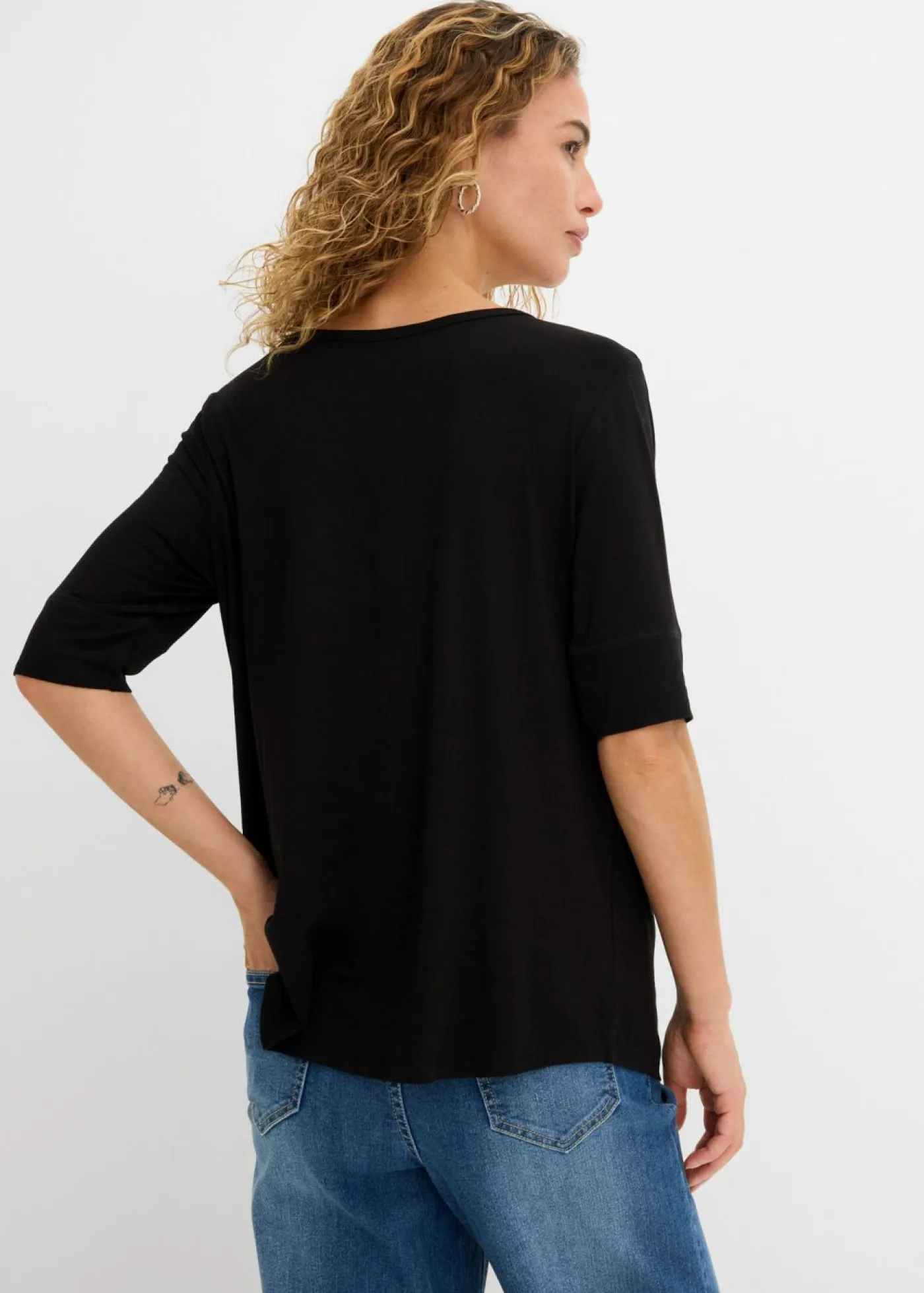 Clearance Camiseta de suave mezcla de viscosa Mujer Básicos|Camisetas
