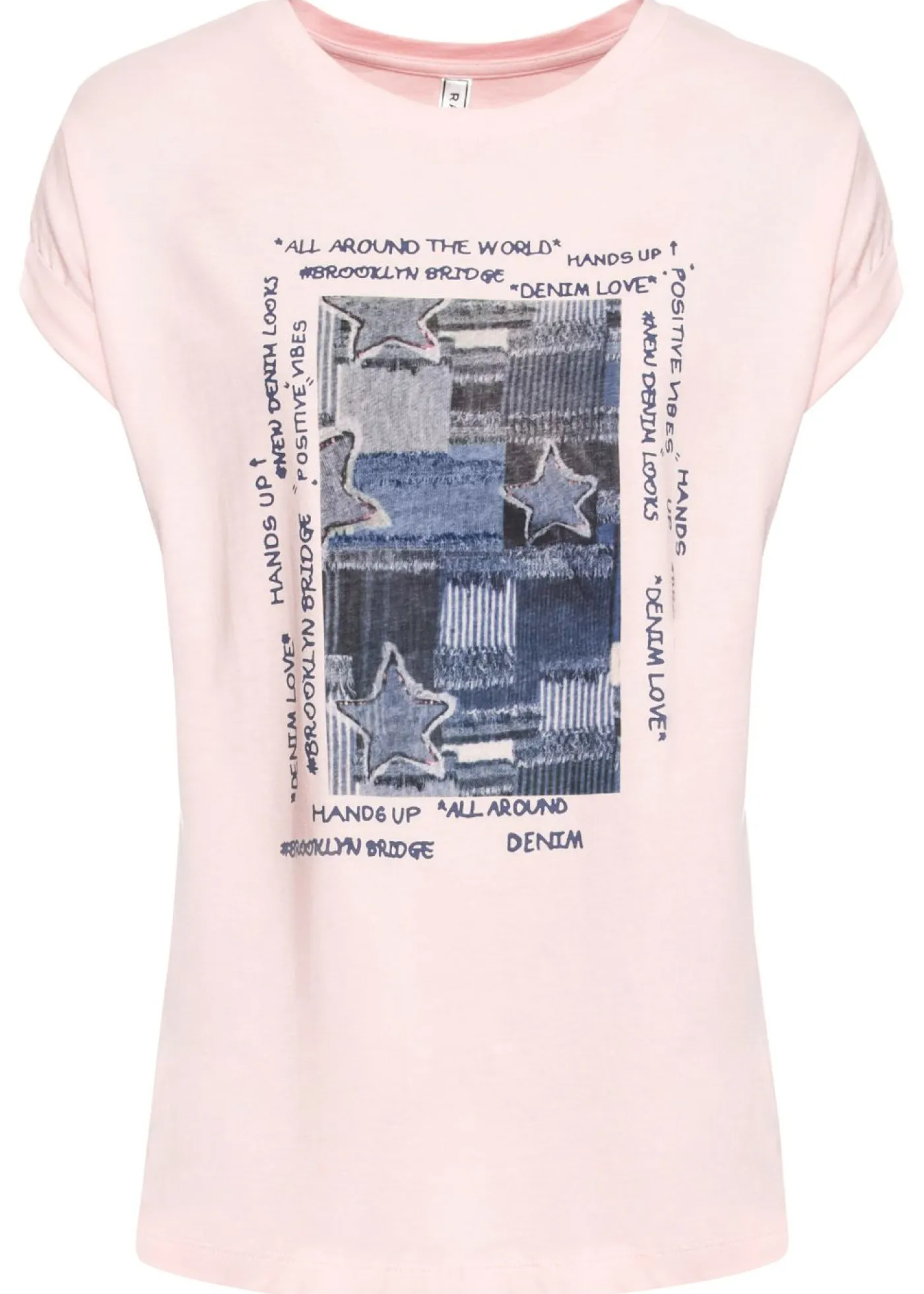 Sale Camiseta de suave mezcla de viscosa Mujer Camisetas
