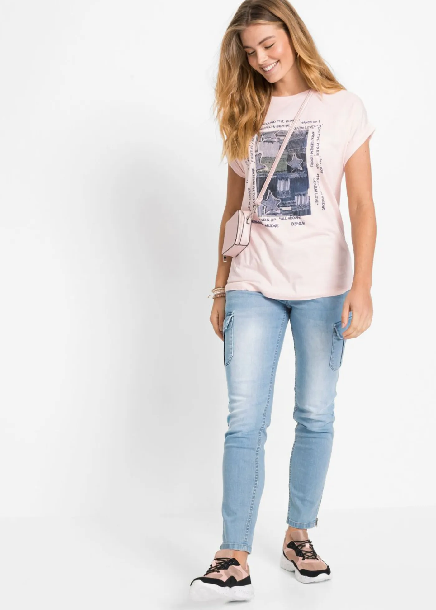 Sale Camiseta de suave mezcla de viscosa Mujer Camisetas
