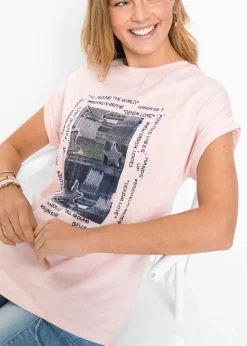 Sale Camiseta de suave mezcla de viscosa Mujer Camisetas